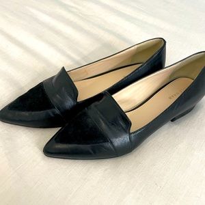 Cole Haan Marlee Skimmer Pointed Leather & Suede Loafer